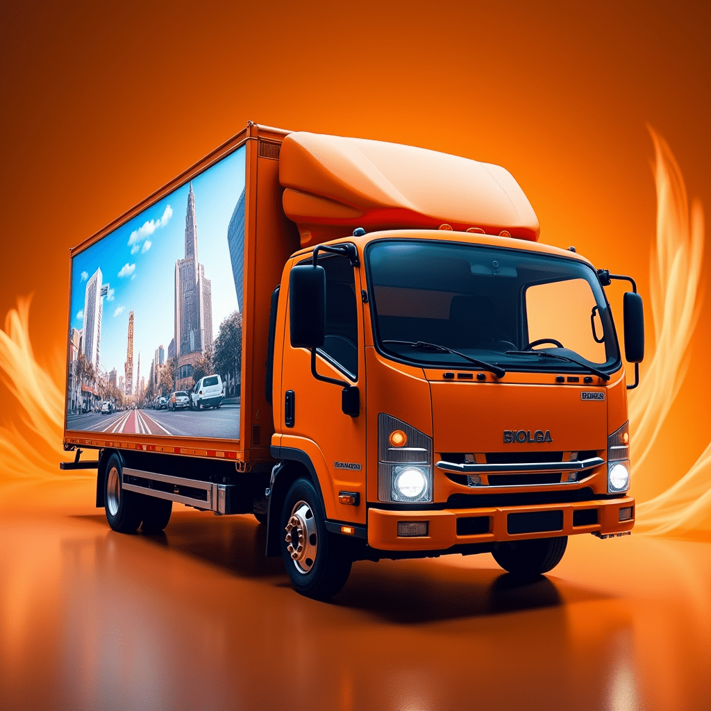 camion publicitaire , camion publicitaire Marrakech , location camion publicitaire , publicité sur camions , location camions publicitaires Marrakech , Street Marketing